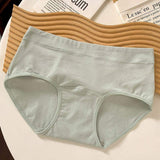 Cotton Lengthened and Widened Women's Underwear 10A Antibacterial Cotton Bottom Crotch Bag Hip Simple Panties