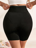 Soft Breathable High-waisted Shaping Hip Lifting Women's Sporty Running Shorts Flat Panties Boyshorts for Daily
