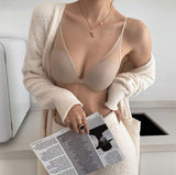 Lace Women Bras Backless Plain Underwear Elegant Women's Underwear