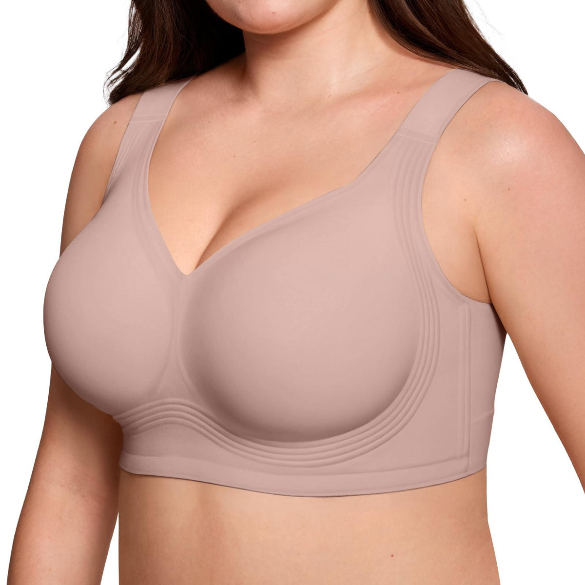 Wholesale High Quality Leopard Tattoo Women's Bra Back Push-up No Steel Ring Underwear Four Hook-and-eye Jelly Bra