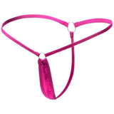 Ultra-small Thong Women's Panties Solid Color Simple Versatile T-style Sexy One-string Design Low-rise Mini Briefs