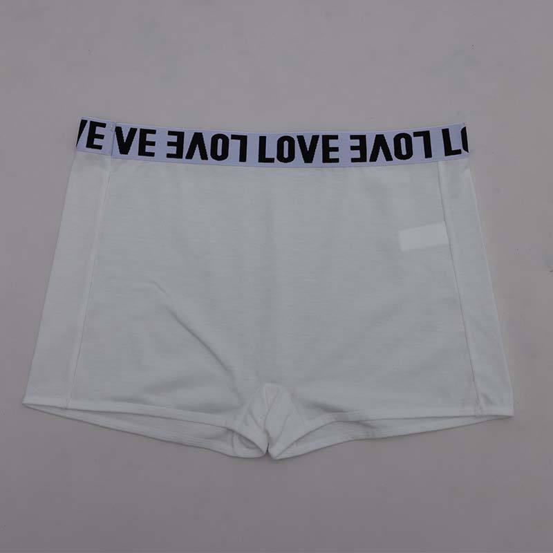 Breathable Soft High-waisted Letter Patterned Women's Underpants Lady Panties Boyshorts Daily