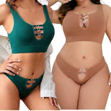Casual Sports Bra Brief Sets Women's Bra and Panty Set