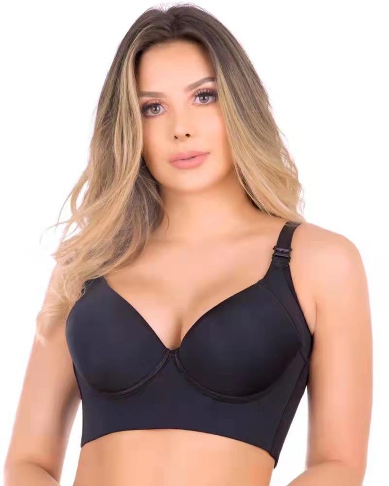 New Large Size Seamless Steel Ring Underwear Gathered Plus Size Bra
