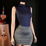 Lingerie Uniform Set OL Pure Desire Slim-fit Bodycon Skirt Sassy Professional Outfit Femme Fatale