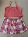 Two-piece Camisole Top and Shorts Pajamas for Women Set Women's Sleepwear
