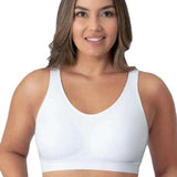 Large Size Shiny Silk Body Shaping Vest Without Underwire Traceless Smooth Surface Women's Fashionable Bras