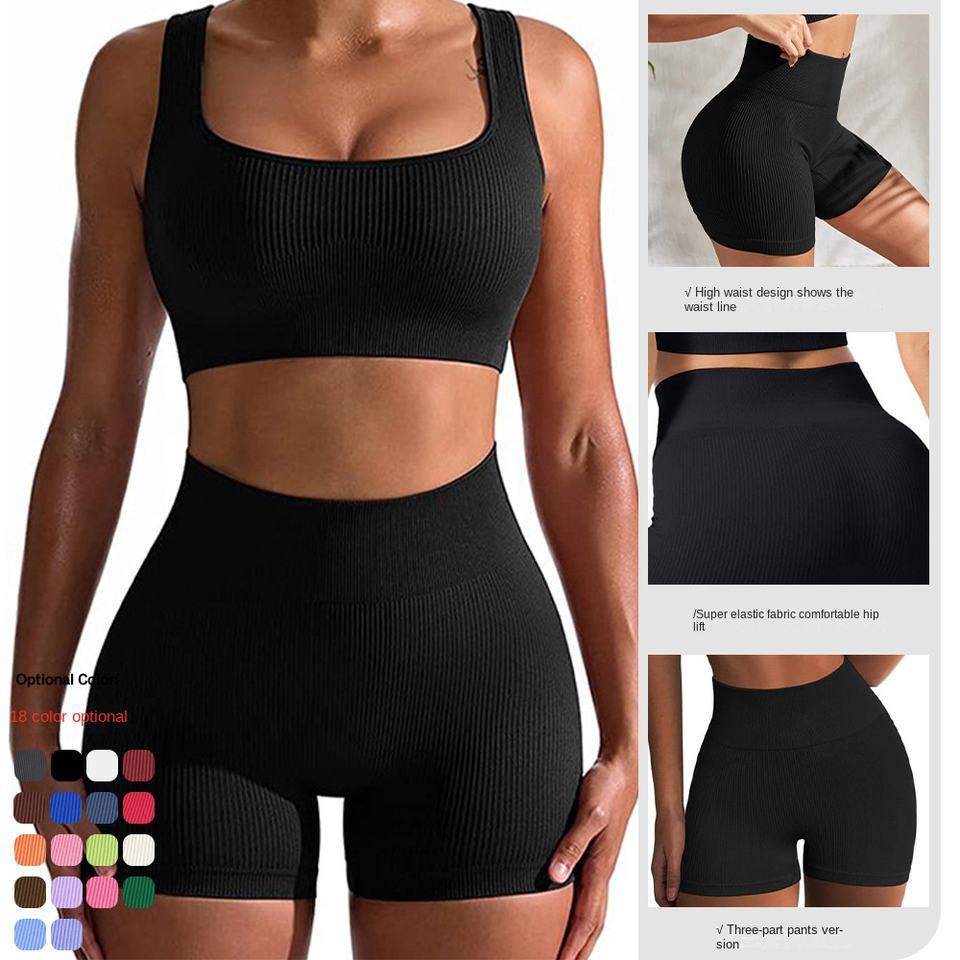 Women High Waist Hip Lift Yoga Seamless Shorts Women's Sports Fitness Shorts