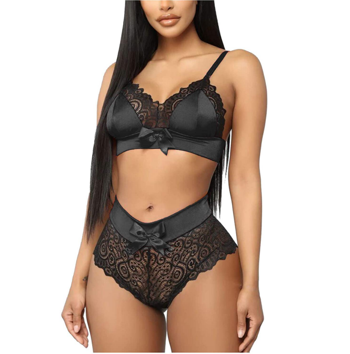 Japanese Free Sexy Xxx Two-piece Stain Women Sexy Lingerie Sets Women Underwear