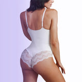 European and American Sexy Ice Silk Lace Bodycon Tight Backless Strap Sexy Bodysuit Lingerie for Women