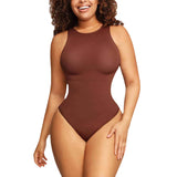 Women's Seamless Sleeveless Tummy Control Shapewear Hip-Lift Elastic One Piece Bodysuit