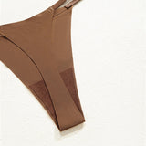 One-piece Low-waisted Women's Underwear Sexy Seamless Sports Triangle Pants