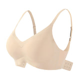 Women's Comfortable Sports Bra Upper Support Sling Adjustable Push-Up Thin Section No Trace Top Seamless Knitted Adjustable