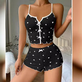 Two-piece Pajama Tops and Bottoms Pajamas for Women Set Women's Sleepwear