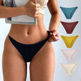 Ladies Cotton Women Underwear Brief Sexy Teen Girl Low Waist Soft Women's Panties