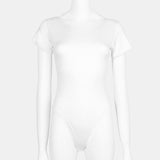 Manufacturer Custom Women's Solid Color Sexy Slim Fit Short Sleeve Tight Fitting Top Jumpsuit Seamless Jumpsuit