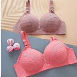 New Product Ideas Plus Size Women's Underwear Wirefree Soft Push-up Bra for Women