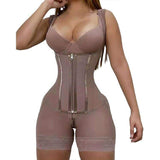 High Waist Shaping Pants Double-Layer Open-Crotch Abdominal Shapers Cross-Border Europe United States Hip-Lifting Chest