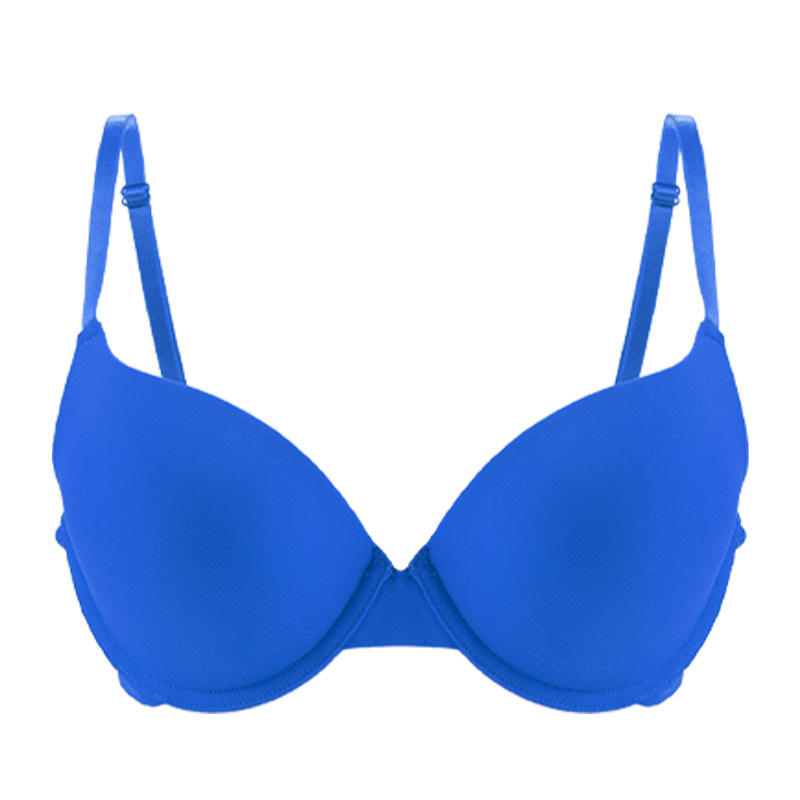 Women's Breathable Smooth Underwire 3/4 Cup Small Chest Push-Up Comfortable Adjustable Anti-Sagging Thin Bra