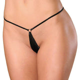 Ultra-small Thong Women's Panties Solid Color Simple Versatile T-style Sexy One-string Design Low-rise Mini Briefs