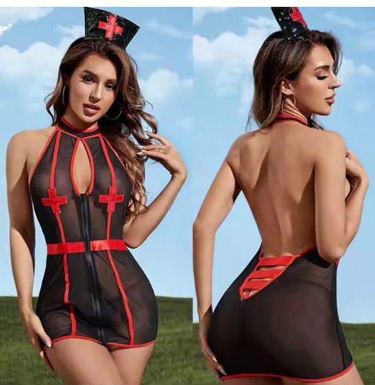 Xxx Japan Cosplay Sexy Nurse Uniform Sexy Lingerie Set