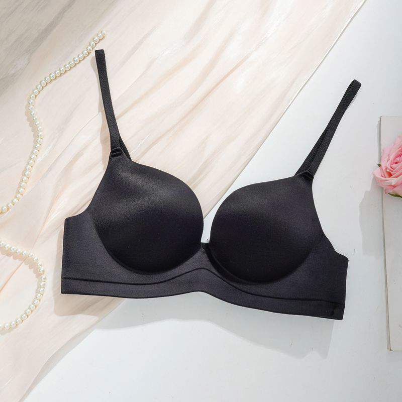 Wholesale Underwear Small Chest Soft Cup Rimless Women's One-Piece Breathable Seamless Bra