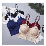 Breathable Lace Embroidered Flower Steel Ring Ultra-Thin Sexy Women Underwear