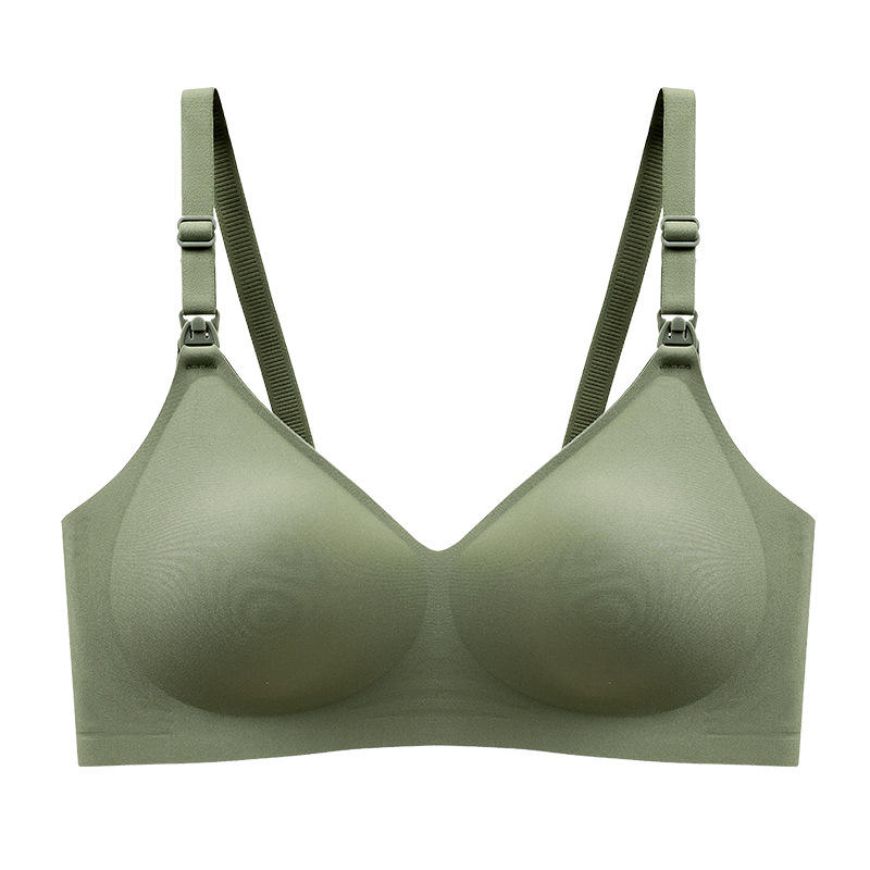 Jelly Strip Soft Support Seamless Laser Cut Front Closure Breastfeeding Maternity Nursing Bras
