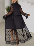 Sexy Ice Silk Night Gown Sexy Japanese Bathrobe Transparent Cardigan Pajamas