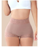 Womens High Elastic Butt Lifting Lace Decoration Invisible Slimming Control Panties Tummy Control Panties Boyshort Underwear