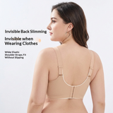 Wire-Free Sporty Solid Push-Up Bra for Women Comfortable Thin Adjustable Soft Support Prevents Sagging Invisible Design