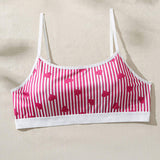 Adjustable Straps Comfort Camisole Softness Tank Top Sports Teenage Girls Bra