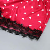 Women's Underwear Pajamas Sets Lingerie Dress Sexy Silk Satin Robe 3pcs Sleepwear Cami Top Stain Pjs for Women
