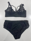 Womens Plus Size Sexy Lingerie Sets High Quality Mesh See Through Lace Underwear Bra Outfits
