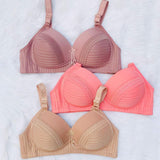 New Product Ideas Plus Size Women's Underwear Wirefree Soft Push-up Bra for Women