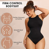 Women's Seamless Sleeveless Tummy Control Shapewear Hip-Lift Elastic One Piece Bodysuit