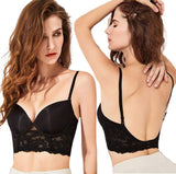 Lace Beautiful Back Backless Bra Women's Underwear
