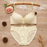 Lace Bra Panty Sets Lovely Girls Cute Japanese Underwire Lace Bra Set