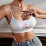 New Arrival Shockproof Adjustable Suspender Soft Outer Wear Sports Tank Top Yoga Gym Camisole Women's Tube Bra