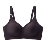 European American Cross-border Women's Cup Breastfeeding Bra Non-Rimmed Jelly Gel Pregnant Underwear Plus Size
