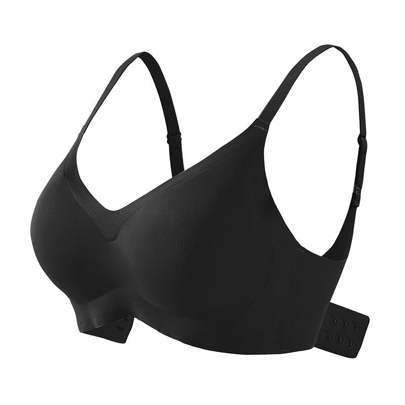 Women's Comfortable Sports Bra Upper Support Sling Adjustable Push-Up Thin Section No Trace Top Seamless Knitted Adjustable