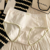 Cotton Female Panties Simple Trendy Briefs Soft Underpants