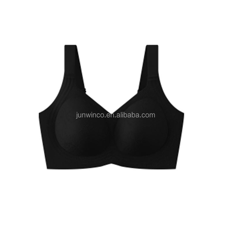 Extra Inclusive Triple Lift Jacquard Bra Full-Coverage Comfort Support Bra for Plus-Size Women