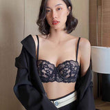 New Design Bras for Women Gathered With Sponge Push up Bra Lace Bra