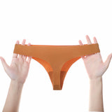 European American Knitted Ice Silk Anti-Bacterial Bikini Panties Women Low-Waist Comfortable Breathable