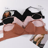 High Quality Plus Size Seamless Daily Bra Mommy Wirefree Underwear Comfortable Maternity Lactation Nursing Bra